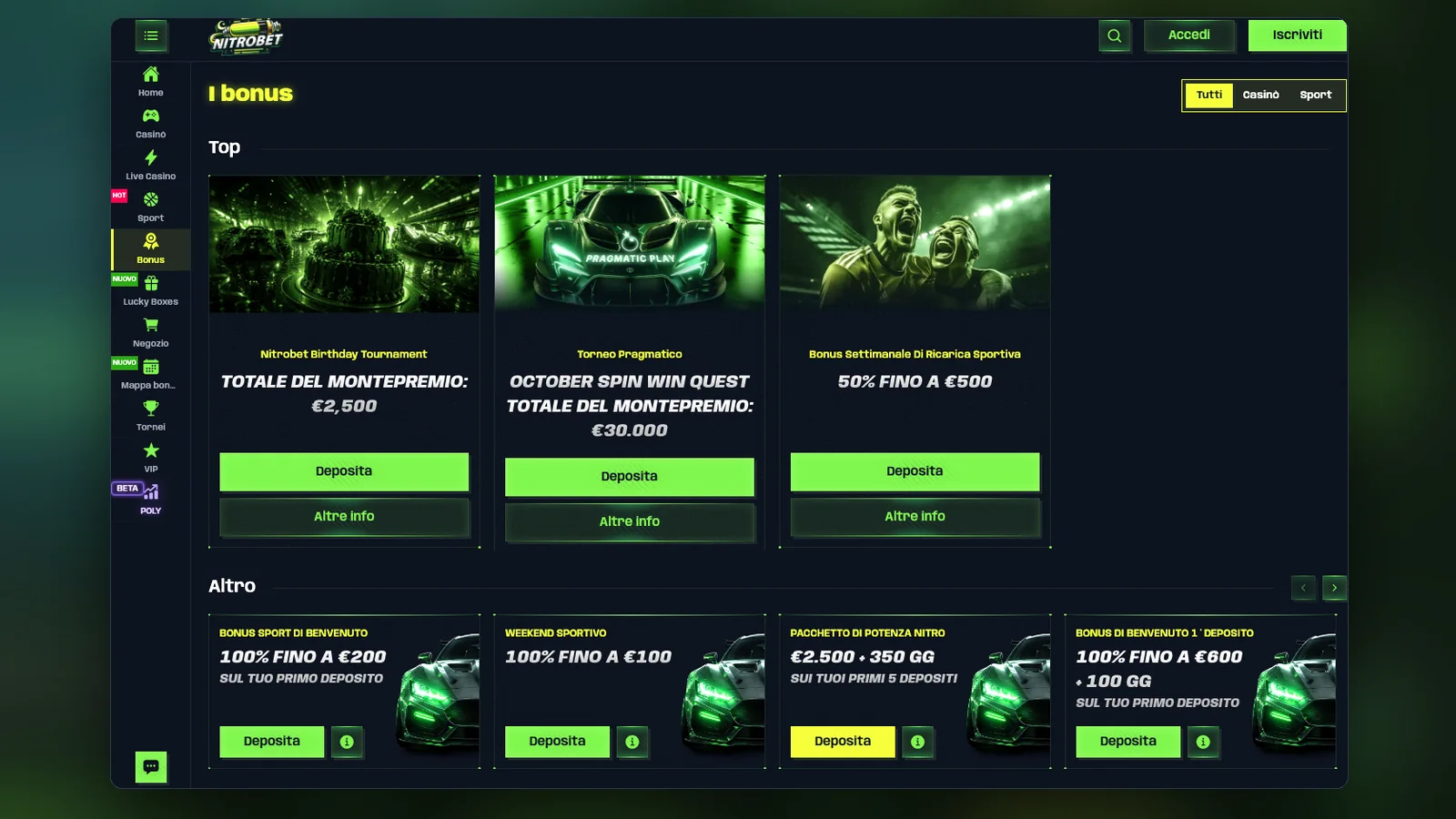Nitrobet bonus